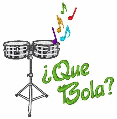 Que Bola Embroidery Design Authentic