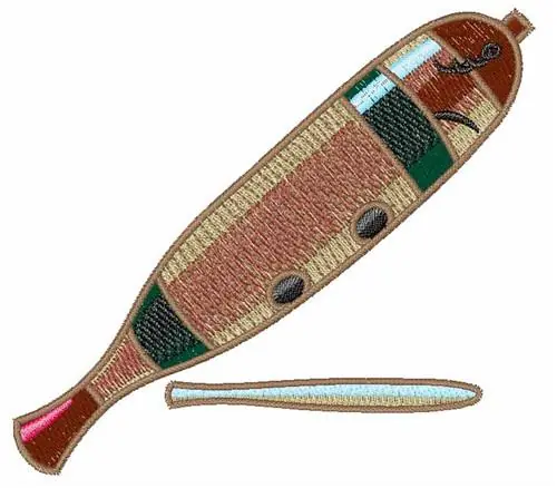 Guiro Instrument Embroidery Design Buy Today