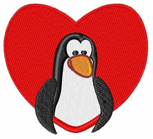 Penguin Valentine Embroidery Design Trusted Brand