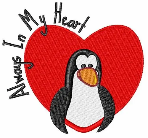 Place Order Always In My Heart Embroidery Design