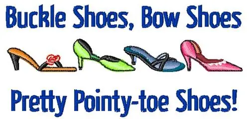 Buy Today Pretty Pointy Toe Shoes Embroidery Design