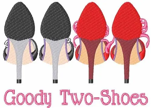 Viral Goody Two Shoes Embroidery Design