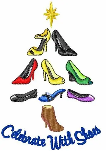 Certified Celebrate With Shoes Embroidery Design