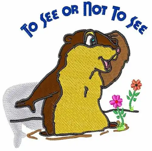Special Discount To See Or Not Embroidery Design