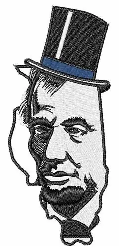 Time-Limited Abraham Lincoln Embroidery Design