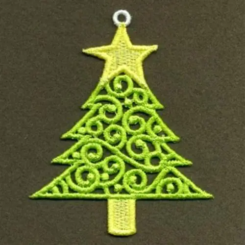 Flash Sale FSL Christmas Ornament Embroidery Design