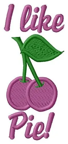 Like Pie Embroidery Design Express Delivery