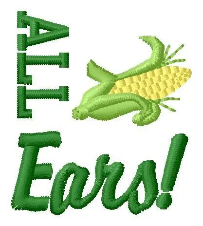 Express Delivery All Ears Embroidery Design