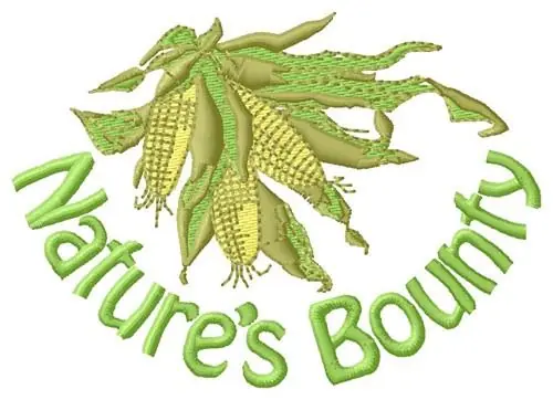 Natures Bounty Embroidery Design Bulk Order