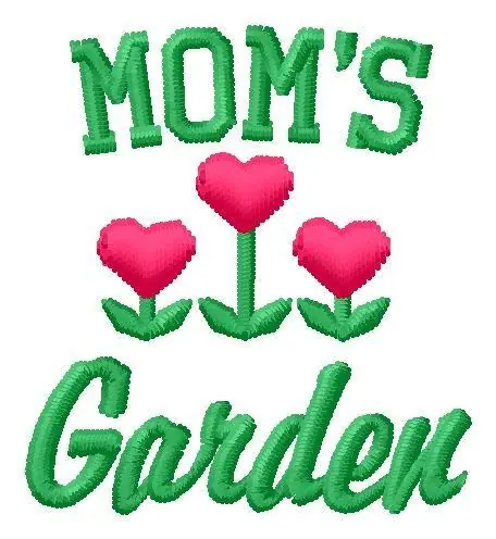 Moms Garden Embroidery Design Super Sale
