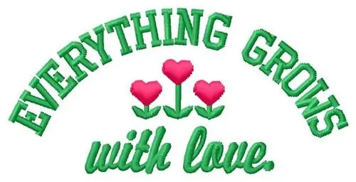 Grows With Love Embroidery Design Bargain
