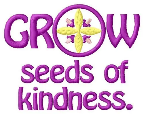 Seeds Of Kindness Embroidery Design Popular