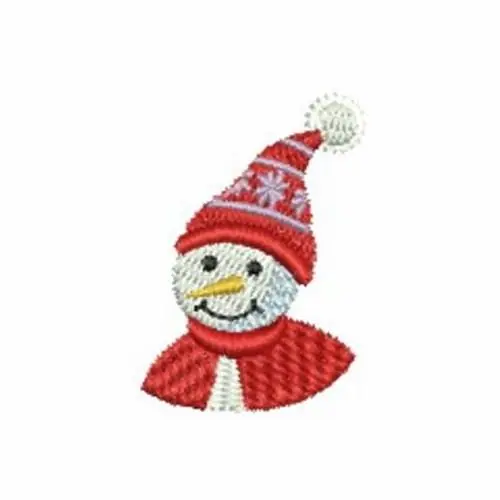 Limited Time Mini Heirloom Snowman Embroidery Design