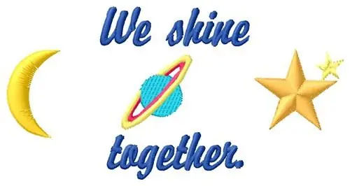 New Release Shine Together Embroidery Design