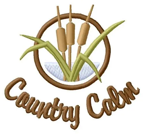 Country Calm Embroidery Design Free Delivery
