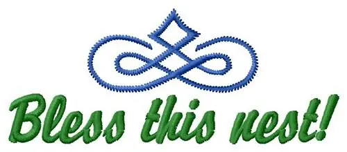 Get Yours Bless Nest Embroidery Design