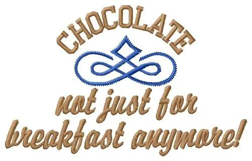 Chocolate Embroidery Design Limited Time
