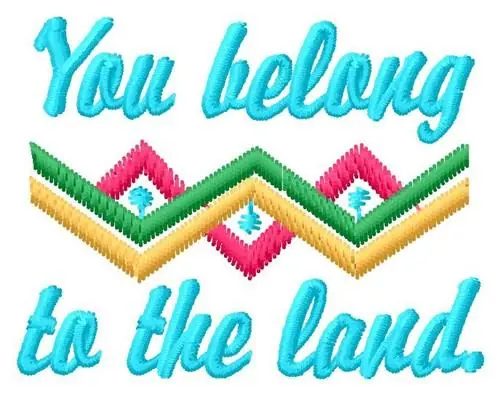To The Land Embroidery Design Big Sale