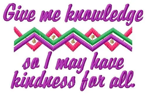 Kindness For All Embroidery Design Viral
