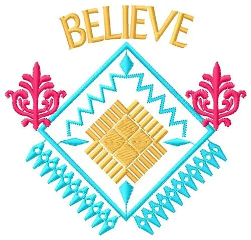 Cheap Believe Embroidery Design