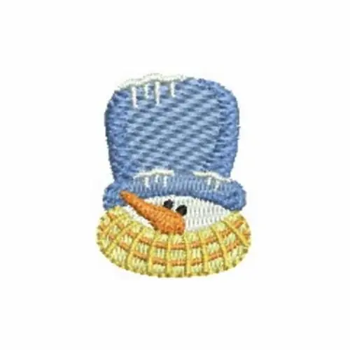 Editor’s Pick Snowman In Blue Hat Embroidery Design