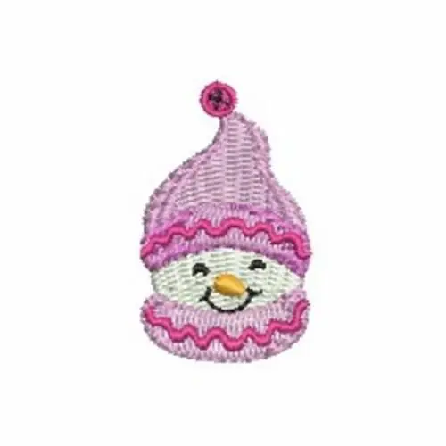 Money Back Guarantee Happy Little Snowman Embroidery Design