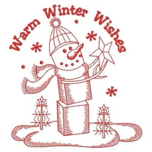 Warm Winter Wishes Embroidery Design Editor’s Pick