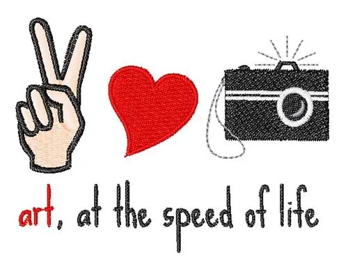 Speed Of Life Embroidery Design Direct From Manufacturer