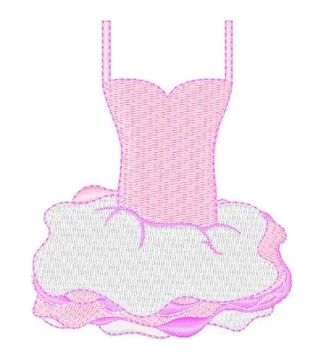 Fast Shipping Tutu Embroidery Design