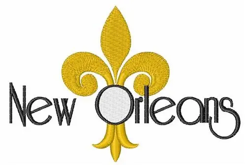 New Orleans Embroidery Design Time-Limited