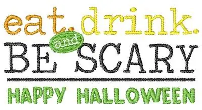 Happy Halloween Embroidery Design Same Day Shipping