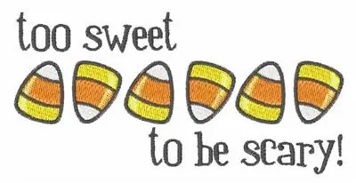 Instant Buy Too Sweet Embroidery Design