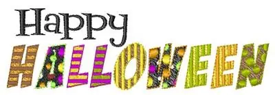 Happy Halloween Embroidery Design Save Now