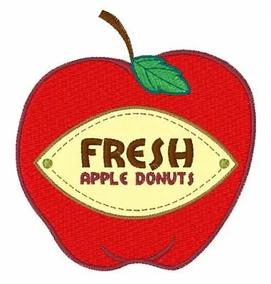 Apple Doughnuts Embroidery Design Deal