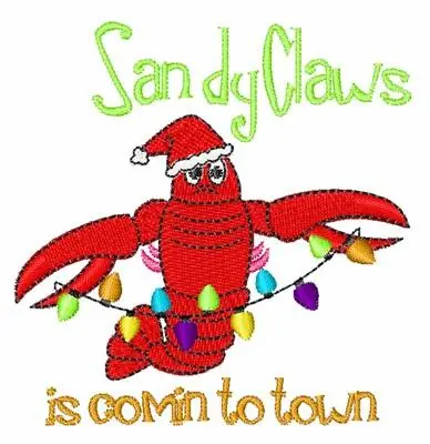 Comin To Town Embroidery Design Original
