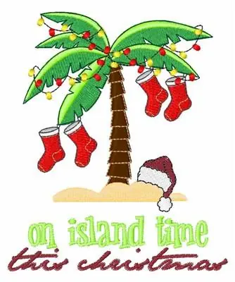 On Island Time Embroidery Design Get Yours