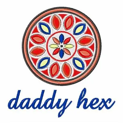 Seasonal Sale Daddy Hex Embroidery Design