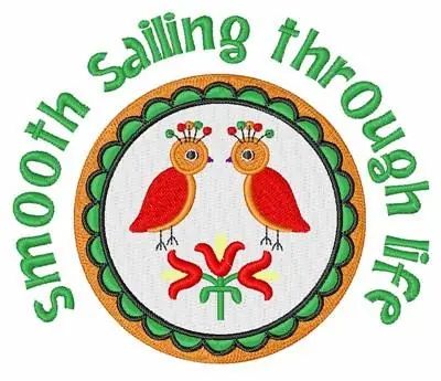 Crafted Smooth Sailing Embroidery Design