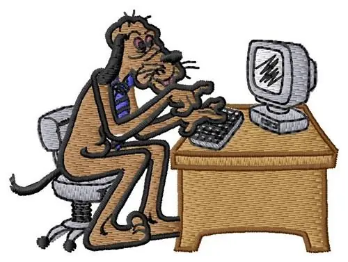 Computer Dog Embroidery Design Top Rated