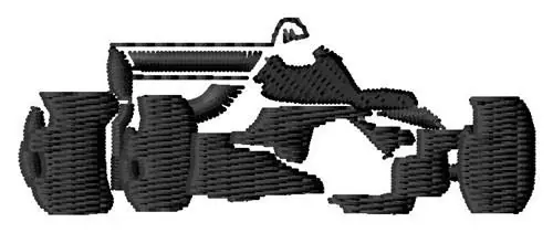 Free Returns Drag Car Embroidery Design