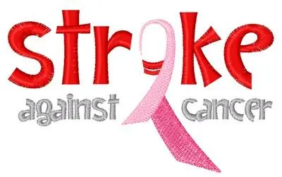 Super Sale Strike Against Cancer Embroidery Design