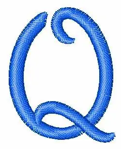 Time-Limited Disney Letter Q Embroidery Design