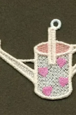 Worldwide Shipping FSL Dotted Can Embroidery Design