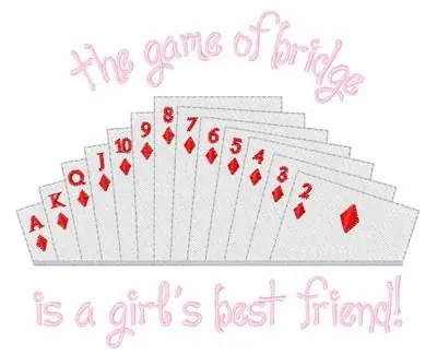 Low Price Game Of Bridge Embroidery Design