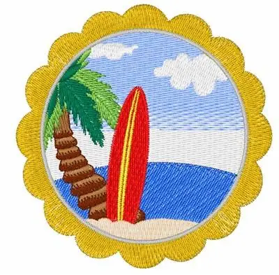 Surfing Embroidery Design Mega Sale