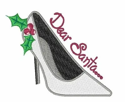Wholesale Dear Santa Embroidery Design