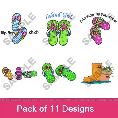 Save Now Love Your Shoes! Embroidery design pack by Great Notions, Embroidery Packs on EmbroideryDesigns.com