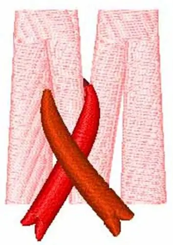 Limited Offer Hope Ribbon M Embroidery Design