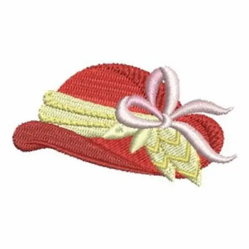 Victorian Fashion Hat Embroidery Design Best Price