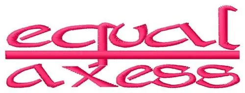 Equal Axess Embroidery Design One Day Deal